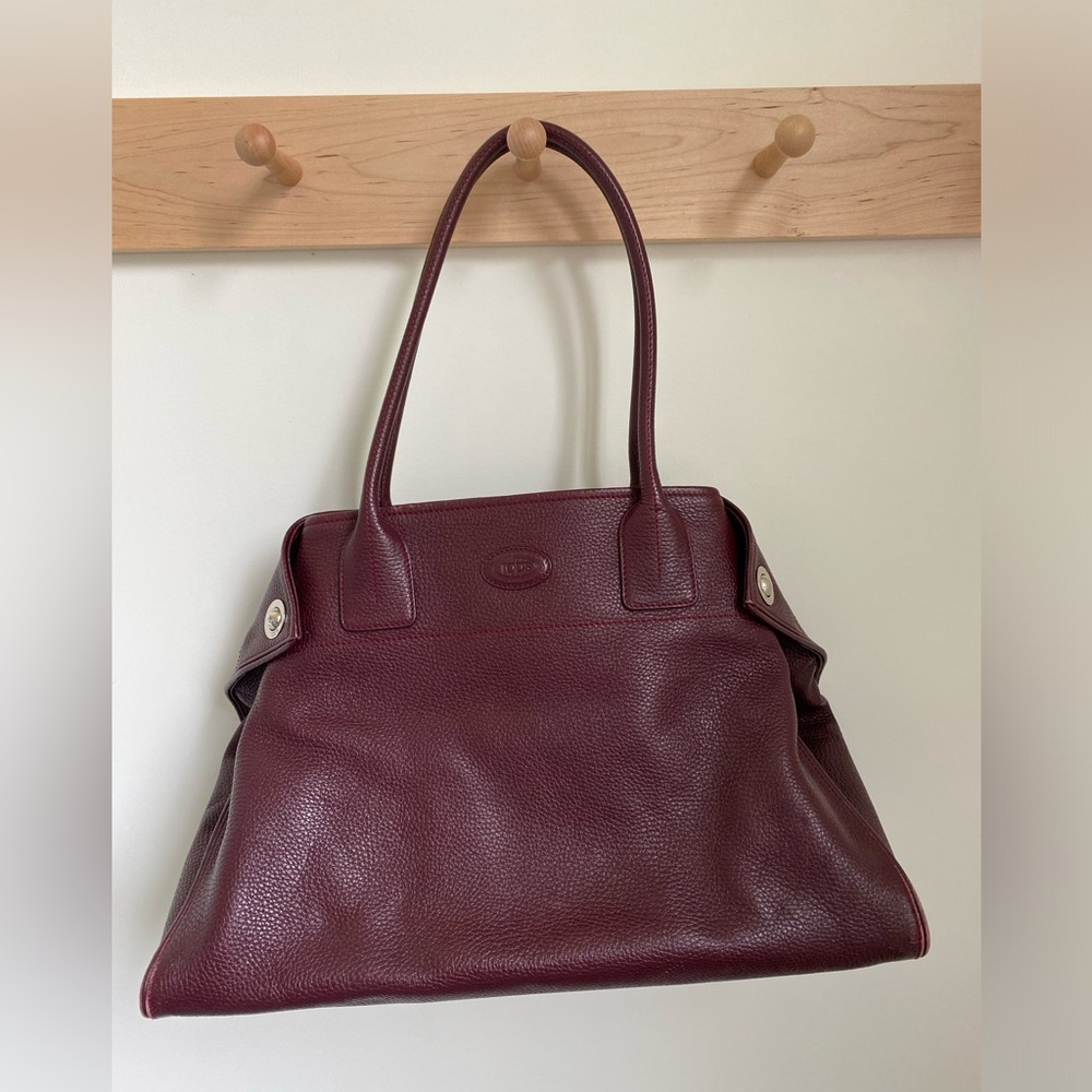 Burgundy Tod’s Bag